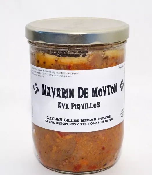 Navarrin de Mouton aux Piquillos