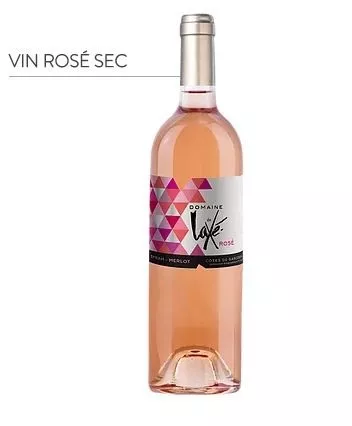 Vin rosé sec